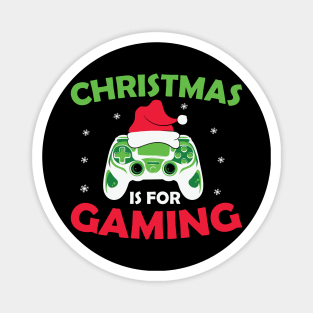 Christmas is for Gaming Video Gamer Boys Girls Gift Magnet